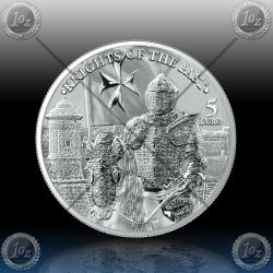 1oz MALTA 5 EVRO 2023 (Knights of the Past) BU